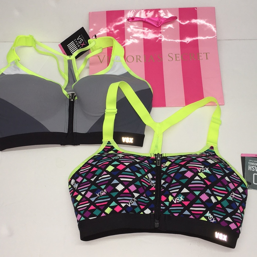 NEW ❤️2 VICTORIA SECRET SPORT BRA 32D